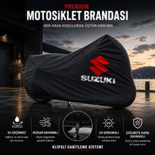 ULTRASHOP Suzukı Gsx-R 1300 Hayabusa Siyah Motosiklet Branda Su Geçirmez Motor Branda