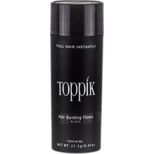 Toppik Siyah Saç Dolgunlaştırıcı Topik Saç Tozu 27,5 gr Anında Dolgunluk Sağlayan Etkili Ürün