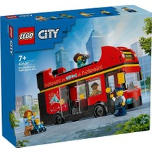 Gees Global 60407 LEGO City Kırmızı Iki Katlı Tur Otobüsü 384 Parça +7 Yaş