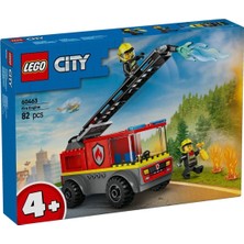 Gees Global 60463 LEGO City Merdivenli Itfaiye Kamyonu 82 Parça +4 Yaş