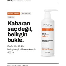 NAVO Professional Perfect 9 Durulanmayan Bukle Belirginleştirici Saç Bakım Kremi 500 ml