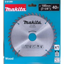 Makita Makıta D-81309 Daire Ahşap Testere 185X30MMX40T MAAD81309