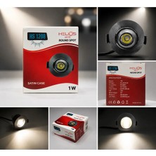 Helios HS1208 1W LED Yuvarlak Spot Armatür Beyaz