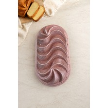 Belirtilmemiş Enza Lisa Baton Rose Gold Döküm Kek Kalıbı 26X14CM