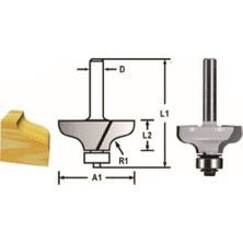 Makita Freze Bıçağı 8X38.1 mm MAAD48789