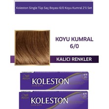 Wella Koleston Single Tüp Saç Boyası 6/0 Koyu Kumral 2'li Set