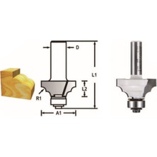 Makita Freze Bıçağı 8X28.6 mm MAAD48577