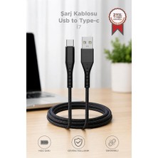Torima Şarj Kablosu Usb-A To Type-C Şarj ve Data Kablosu I7 03210 Siyah