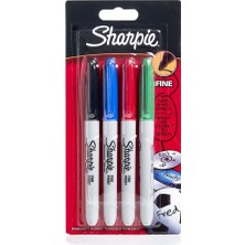 Sharpie Permanent Markör Kalem 4'lü Standart Renkler ile Estetik Yazım Deneyimi