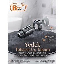 Banyobenim Taharet Çubuğu Krom Kaplı Uç Set-Izyapı