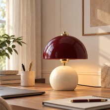 Homing Blush Modern Abajur Şarap Kırmızısı