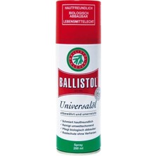 Ballistol Spray 200 ml Çok Amaçlı Koruyucu Yağ Metal ve Deri İçin Yüzey Temizleyici