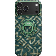 Remax Zhiyu Exclusive Apple iPhone 17 Pro Magsafe Uyumlu Darbe Emici Kılıf Rmc-10 Yeşil