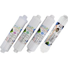 Aquaset 12″ Inlıne Plus Dörtlü Filtre Seti