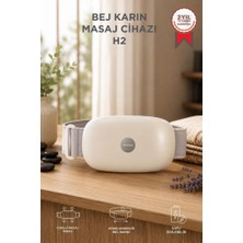 Torima Lenovo Şarjlı Masaj Cihazı Akıllı Masaj Yastığı Sırt Bel ve Karın SPA Masaj Cihazı H2 Bej