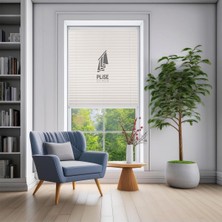 Beyaz Plise Perde (Yapıştırmalı) (45G x 100Y Cm)
