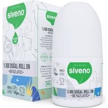 %100 Doğal Roll On Beyazlatıcı Etkili Deodorant Ter Kokusu Önleyici Bitkisel Lekesiz Vegan 50 ml