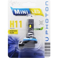 Drs Tuning Photon Mini H8 H9 H11 H16 Yellow Sarı Compact LED 12-24V Tekli Blister