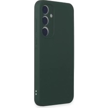aklow akyoleticaret Samsung Galaxy A35 5g Kılıf First Silikon - Koyu Yeşil