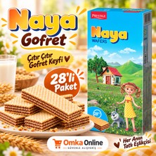Omka Naya Gofret 28’li Paket – Çikolata Dolgulu Çıtır Çıtır Bulgaristan Gofreti Balkan Atıştırmalığı