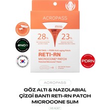 ACROPASS Retinol ve Pdrn Mikro Iğneli Göz Altı ve Nazolabial Çizgi Reti-Rn Microcone Patch Slim 6’lı