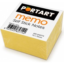 Noki Sarı Yapışkanlı Not Kağıdı 75X75 mm
