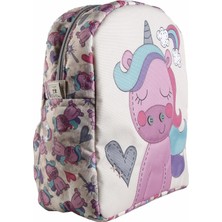 Unicorn Çocuk Sırt Çantası Medium, Su Geçirmez Okul Çantası 31X26X12 cm | Göğüs Kilitli, Su Geçirmez Unicorn Desenli Çocuk Okul Çantası