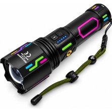 Store OR-G650 Powerbank Özellikli Zoom ve Özel Çantalı Ultra Güçlü Şarjlı El Feneri