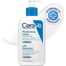 Store Nemlendirici Losyon, Hafif Vücut Losyonu, Kuru ve Çok Kuru ve Nörodermatit Eğilimli Ciltler Için Uygundur, Vücut ve Yüz Için, Hyalüronik Asit ve 3 Temel Seramit, 236 ml