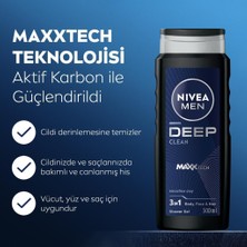 Store Men Erkek Deep Dimension Duş Jeli 500ML ve Roll-On Deodorant Derma Control Clinical 50ML,TER Koruma