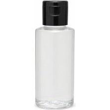 Store 50 Adet 50 ml Boş Plastik Şişe OM62 Siyah Kapak