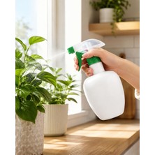 Store Boş Sprey Şişesi 500 ml - Çok Amaçlı Plastik Fısfıs Şişe, Ayarlanabilir Başlıklı Bitki ve Çiçek Sulama Pompası, Temizlik ve Dezenfektan Şişesi, Elma Tasarım