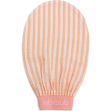 Store Premium Ekru Zebra Banyo Duş Kesesi Peeling ELDIVENI%100 Floş Ipek Normal Ciltler Için