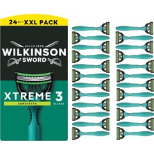 Store Xtreme 3 Sensitive - 16 + 8'li Paket Erkek Jileti