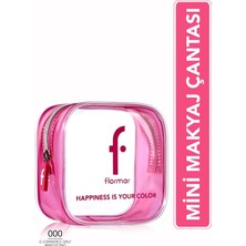 Store Pembe Transparan Makyaj Çantası