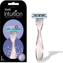 Store Intuition Sensitive Touch – Hassas Ciltler Için 1 Tıraş Makinesi + 3 Bıçaklı 1 Yedek Bıçak, Sezgi, Complete Serisinin Her Yedeği ile Uyumlu