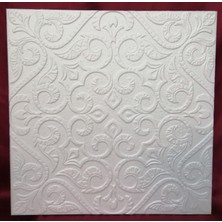 Güçpor Tavan Kaplama Evrim 50 x 50 cm 5 m2 20 AD Dekoratif Beyaz Malzeme ile Modern Tema
