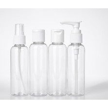 Store Lotus Şeffaf Seyahat Seti, 4 Parça