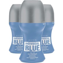Store Individual Blue Erkek Antiperspirant Roll On Deodorant Üçlü
