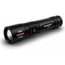 Store Bd-15 6.4W Tg LED Çok Fonksiyonlu Alüminyum Alaşımlı Zoomlu Type-C Şarjlı El Feneri