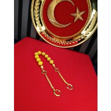Anemore Collection Zaza Tesbih Sıkma Kehribar Renk Alır