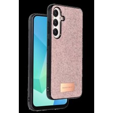 Bezos Onegif Samsung Galaxy A26 Uyumlu Bright Simli Kapak - Pembe