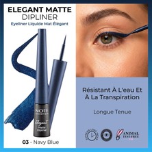 Store Cosmetics Elegant Matte Dipliner Waterproof Mavi, 03 Navy Blue