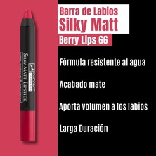 Store Dudak Kalemi - Silky Matt Lipstick - Uzun Süre Kalıcı & Suya Dayanıklı No 66 Berry Lips