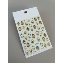 Store Dekoratif Sticker Seti, Tüm Cihazlar ve Kılıflar ile ve Uyumlu Nail Art Tırnak Aksesuar Süsleme Seti