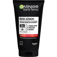 Store Skin Naturals Saf & Temiz Siyah Nokta Karşıtı Kömürlü 3'ü 1 Arada (1 x 150 Ml)
