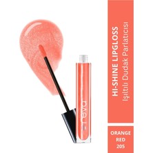 Store Işıltılı Dudak Parlatıcısı - Hi-Shine Lip Gloss Orange Red - No: 205 - Vegan & Temiz Içerik