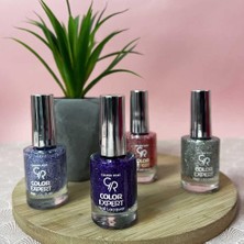 Store Color Expert Nail Lacquer Glitter No: 607 - Geniş Fırçalı Işıltılı Oje 10.2 ml