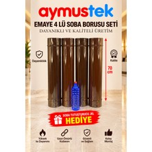 Aymustek Emaye 4 Boru (Jel Hediye)