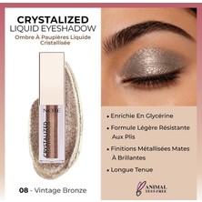 Store Cosmetics Crystalized Liquid Eyeshadow Likit Metalik Göz Farı, 08 Vintage Bronze